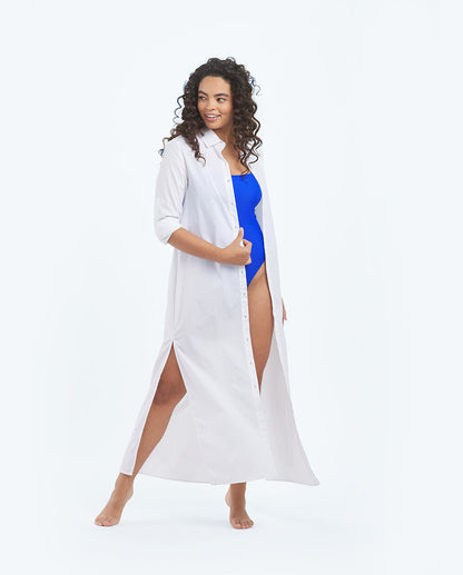  The Perfect Boyfriend Shirtdress Cover-Up