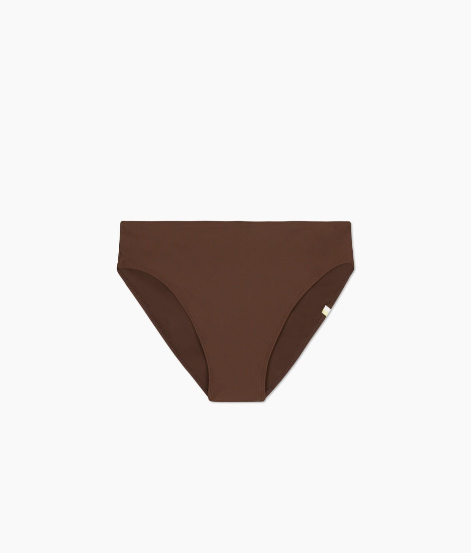  The Classic Mid-Rise Bikini Bottom - Mocha
