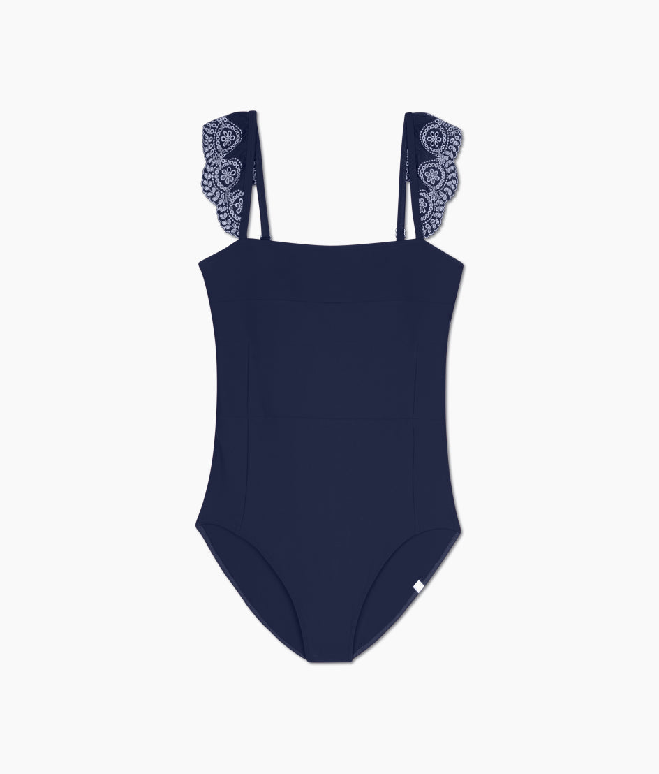  The Eyelet Ruffle Oasis - Deep Sea