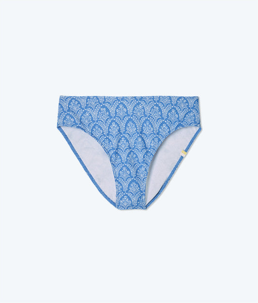  The Limited-Edition High Leg Mid Rise Bikini Bottom - Porto Paradise