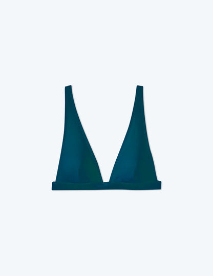  The Plunge Bikini Top - Seaweed