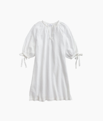  The Going Places Gauze Cover-Up Dress - White Sand