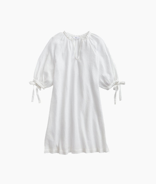  The Going Places Gauze Cover-Up Dress - White Sand