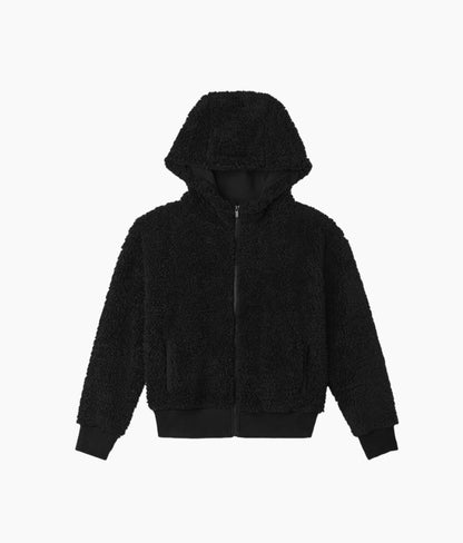  The High Pile Eco Short Fleece Jacket - Sea Urchin