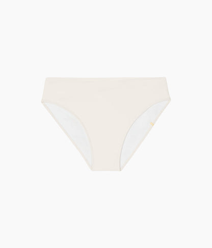  The Classic Mid-Rise Bikini Bottom - White Sand