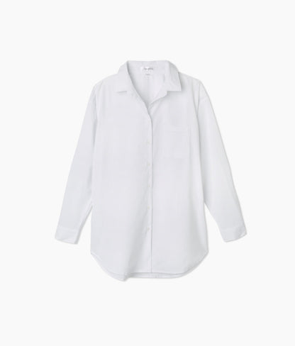  The Perfect Boyfriend Shirt - White Sand