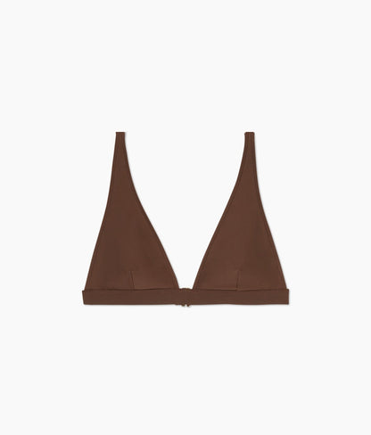  The Plunge Bikini Top - Mocha