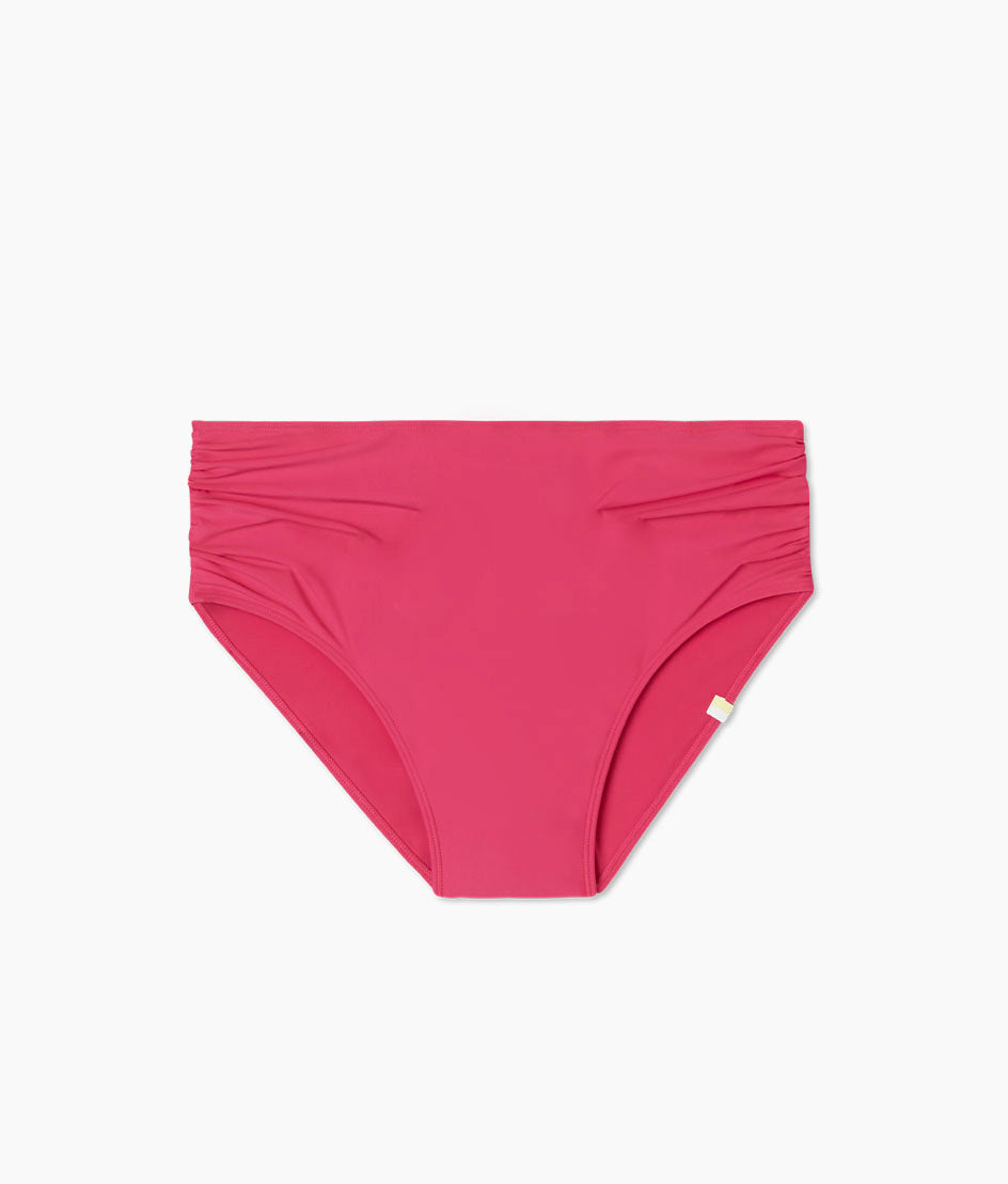  The Ruched High Leg High Rise Bottom - Spritz
