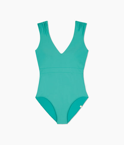  The Ruched Backflip - Ocean Jade