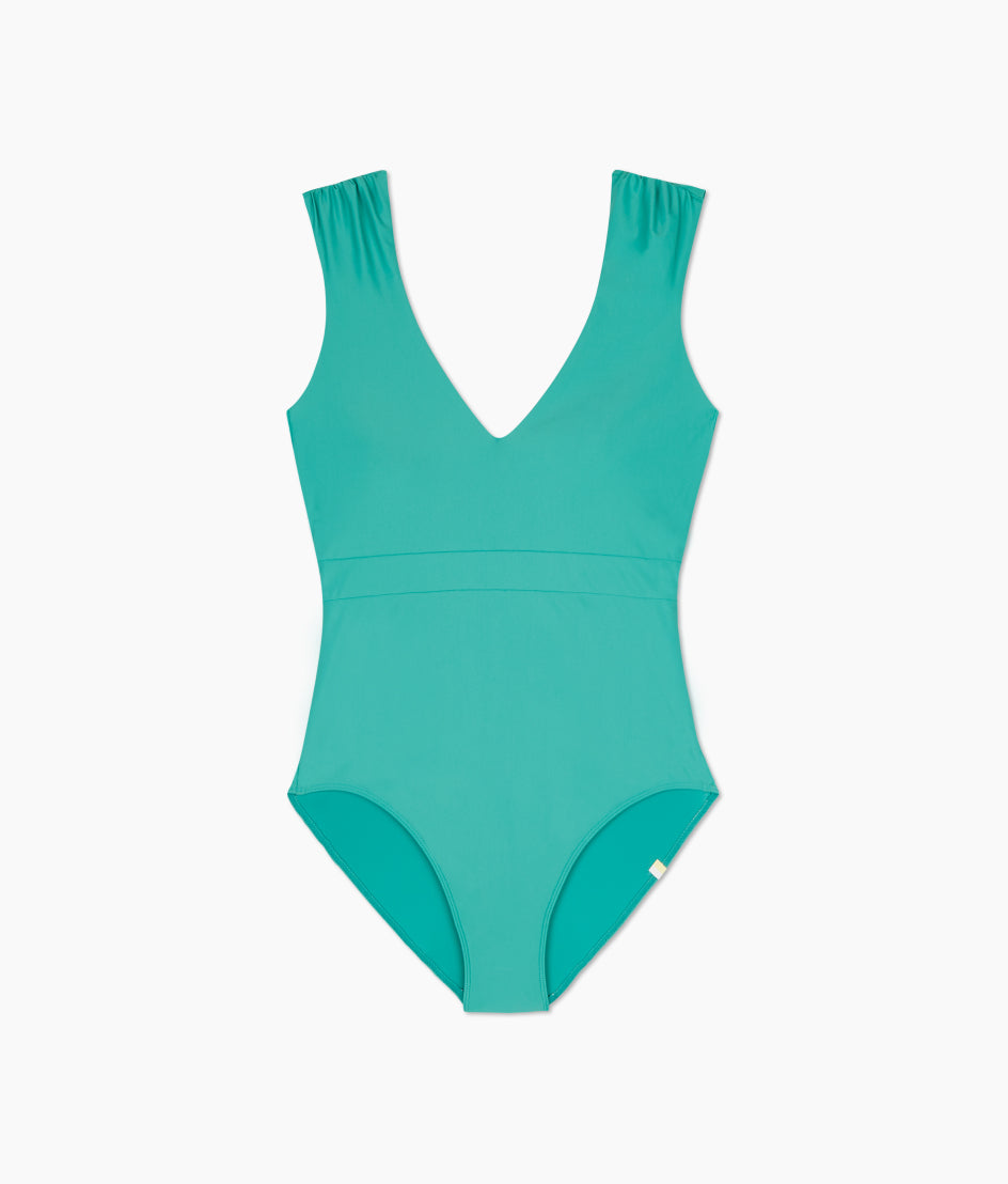  The Long Torso Ruched Backflip - Ocean Jade