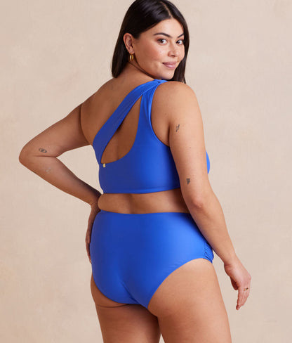  The Ruched Sidestroke Bikini Top - Hydrangea