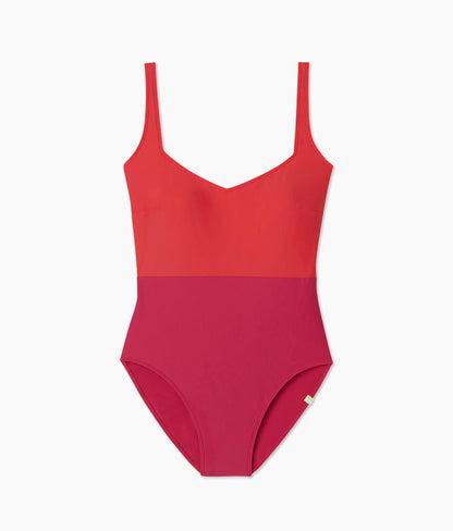  The Seascape Sweetheart One Piece - Summer Berry & Spritz