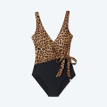  The Perfect Wrap One-Piece - Leopard
