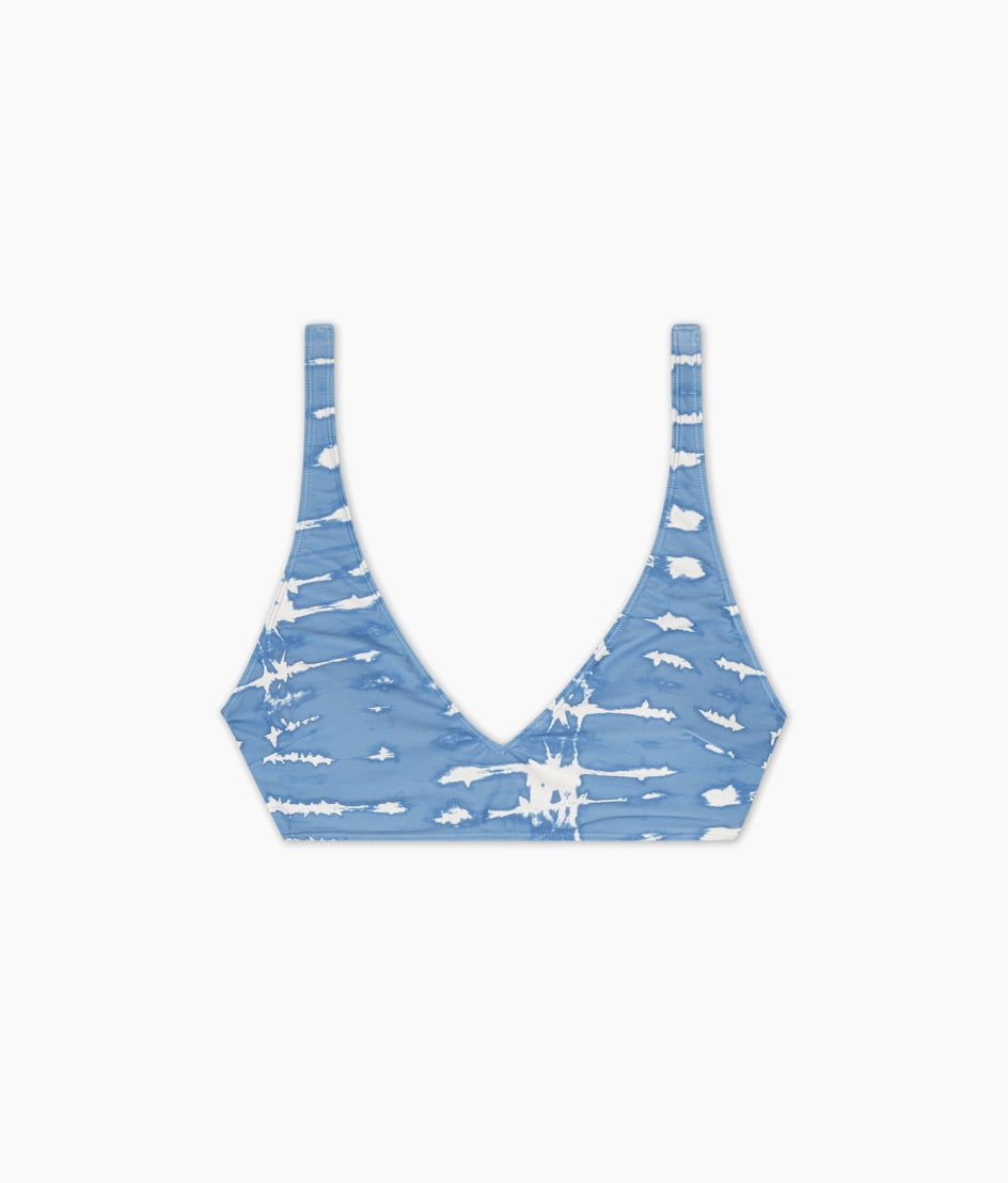  The Tide Scoop Neck Bikini Top - Summer Tie Dye