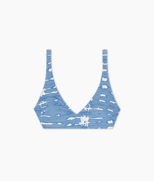  The Tide Scoop Neck Bikini Top - Summer Tie Dye