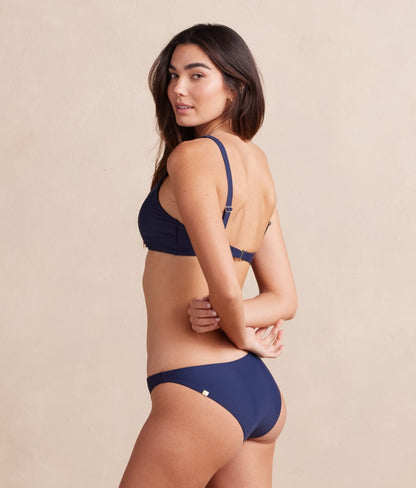  The Tide Scoop Neck Bikini Top - Deep Sea