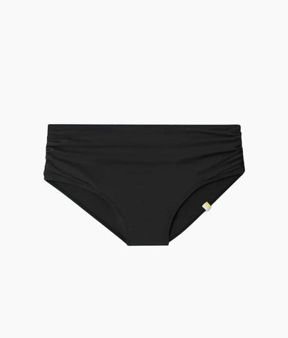 The Ruched High Leg High Rise Bottom - Sea Urchin