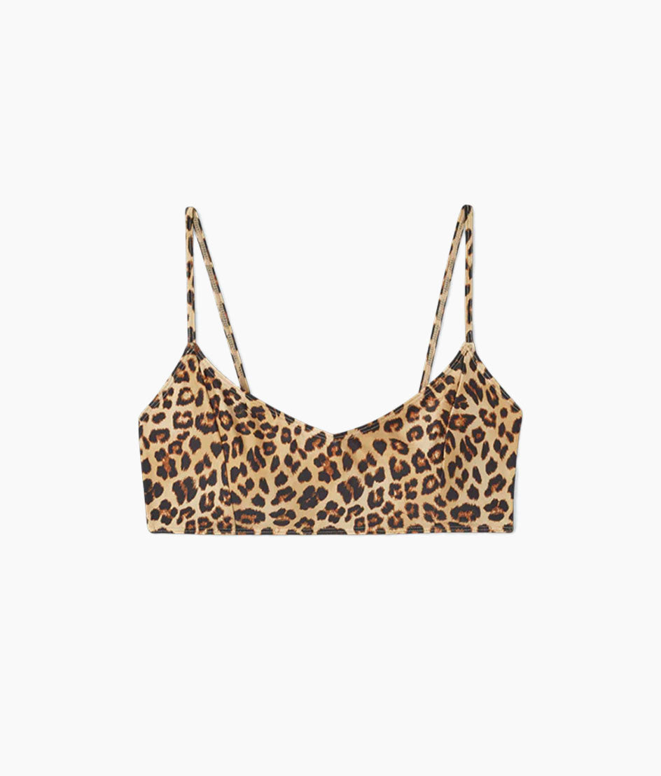  The Wanderlust Bikini Top - Leopard