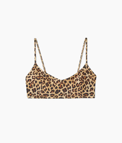  The Wanderlust Bikini Top - Leopard