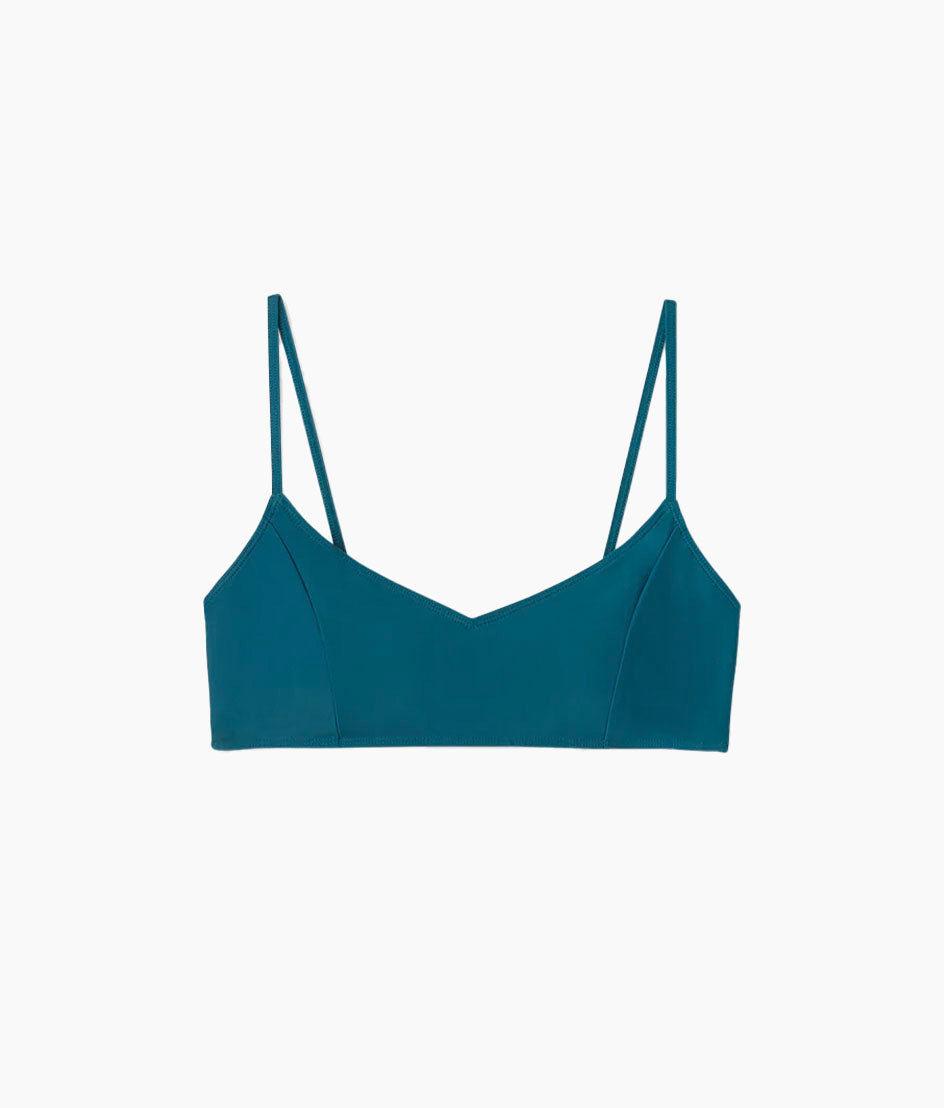  The Wanderlust Bikini Top - Seaweed