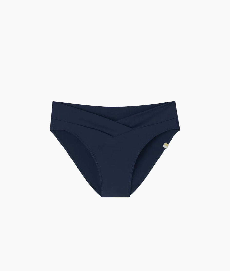  The V-Front Low Rise Bikini Bottom - Deep Sea