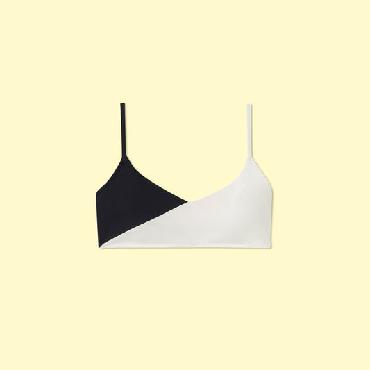  The Marina Bikini Top - Sea Urchin & White Sand